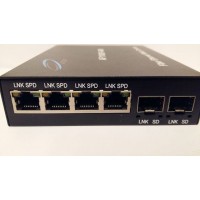 Медиаконвертер/Коммутатор 2 x SFP + 4 x Gigabit Ethernet 10/100/1000 Мбит/с